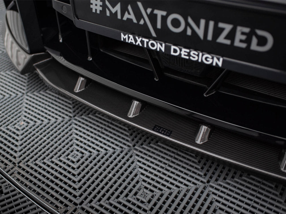 Maxton Design Carbon Fiber Front Splitter V.2 BMW M2 G87 - CF-BM-M2-G87-FD3-245-P - Image 5