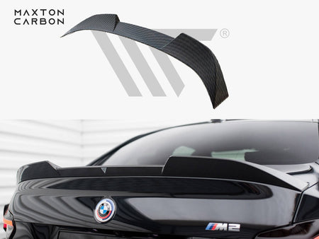 Maxton Design Carbon Fiber Tailgate Spoiler BMW M2 G87 / M240i / 2 M-Pack / 2 Standard G42 - CF-BM-M2-G87-H1-245-P - Image 1