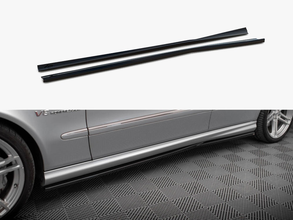 Maxton Design Side Skirts Diffusers Mercedes-Benz E 55 AMG W211 - ME-E-211-AMG-SD2G - Image 1
