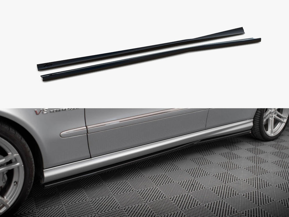 Maxton Design Side Skirts Diffusers Mercedes-Benz E 55 AMG W211 - ME-E-211-AMG-SD2G - Image 1