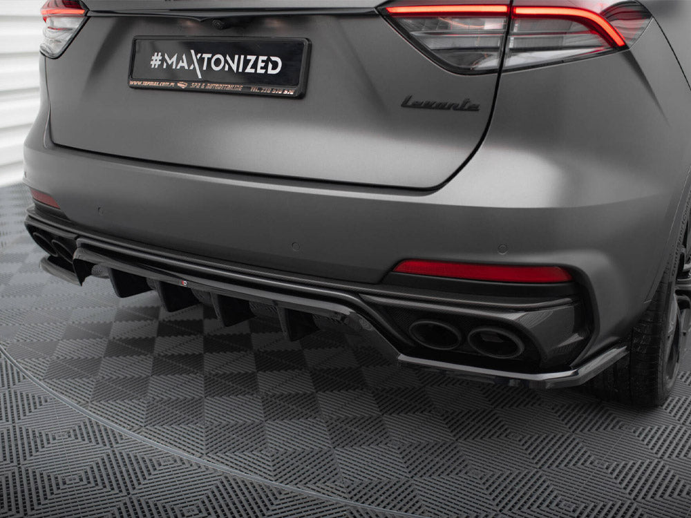 Maxton Design Rear Splitter (Vertical Bars) Maserati Levante Trofeo Mk1 - MS-LE-1-TR-RD1G+RD2G - Image 4