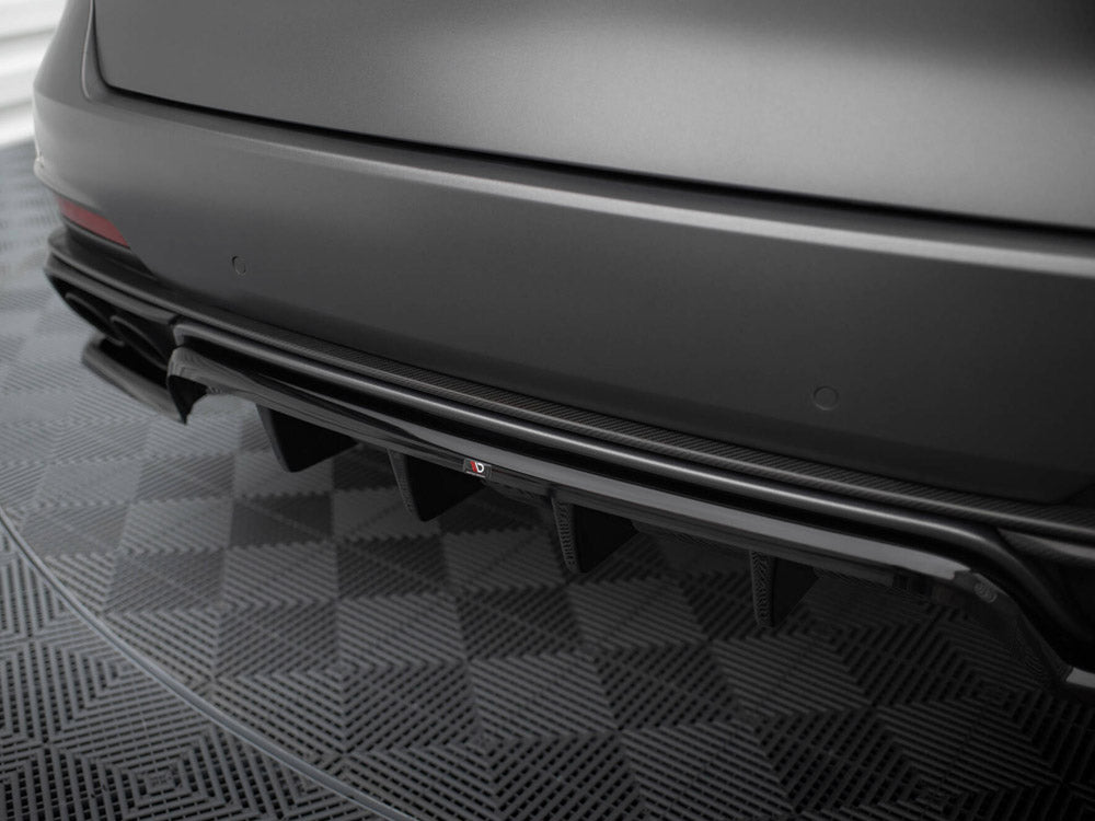 Maxton Design Rear Splitter (Vertical Bars) Maserati Levante Trofeo Mk1 - MS-LE-1-TR-RD1G+RD2G - Image 5