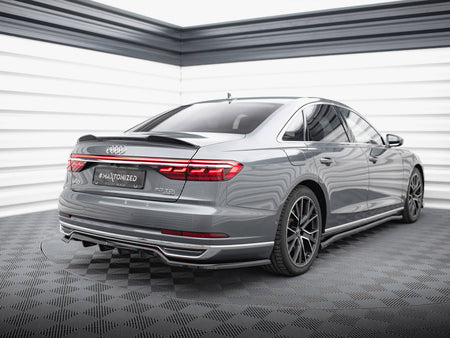 Maxton Design Central Rear Splitter (Vertical Bars) Audi A8 D5 - AU-A8-D5-RD1G+RD2G - Image 3