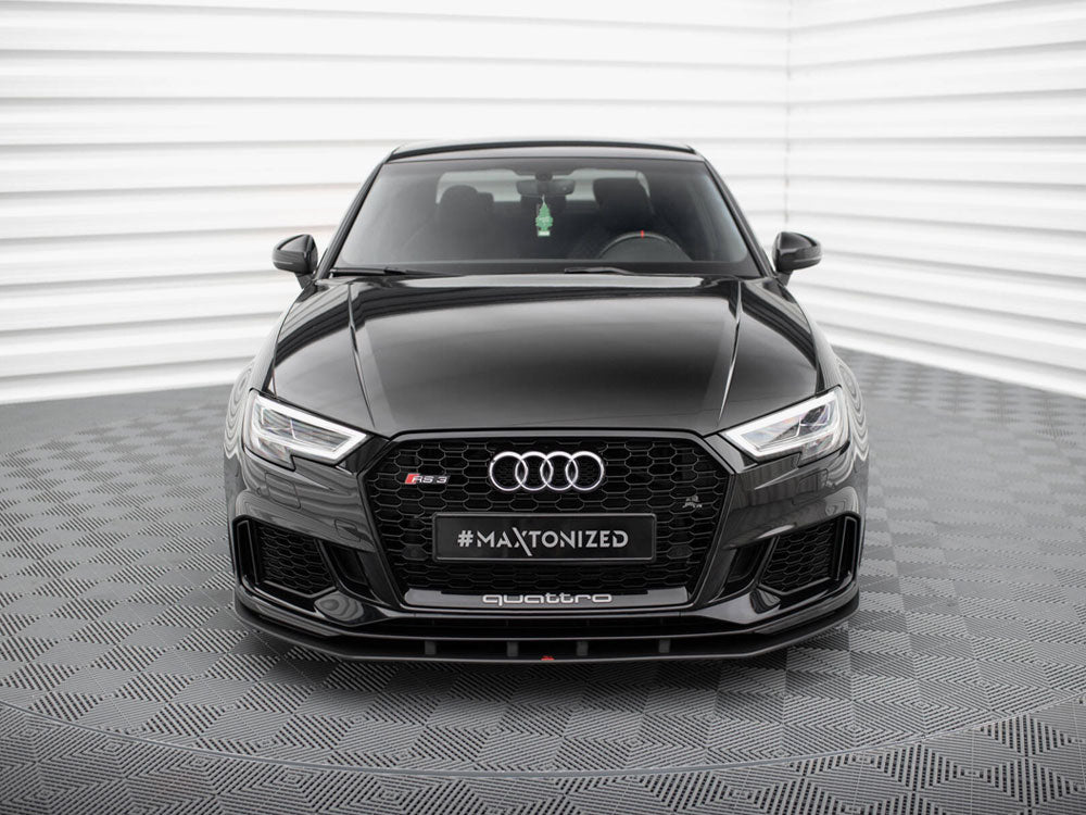 Maxton Design Street PRO Front Splitter Audi RS3 Sedan 8V Facelift - AURS38VFSCNC-FD1B - Image 3