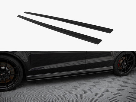 Street PRO Side Skirts Diffusers Audi RS3 Sedan 8V Facelift