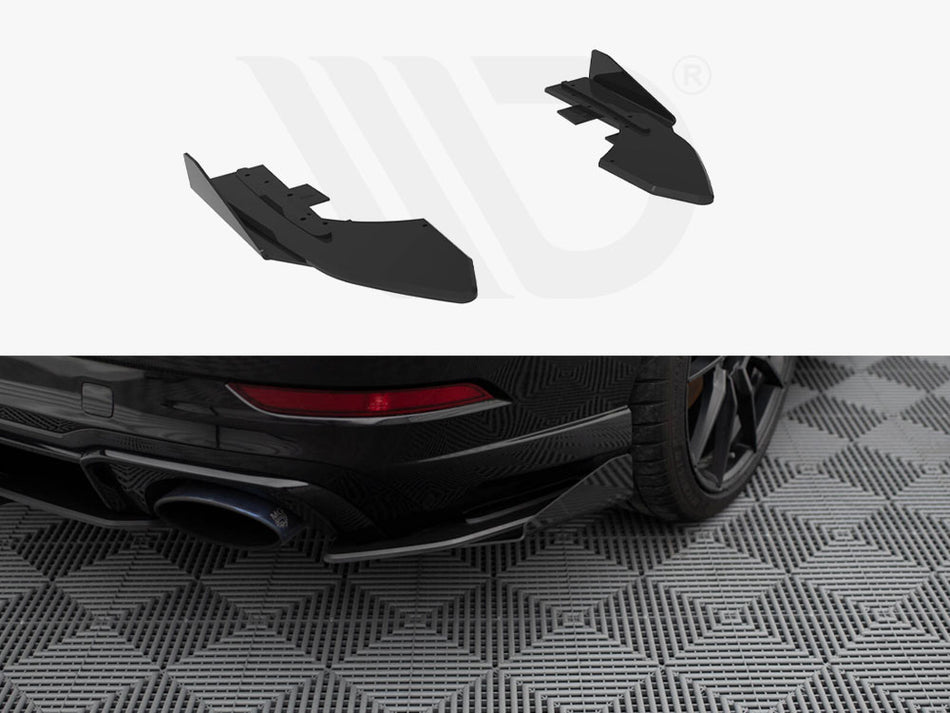 MAXTON DESIGN Street Pro Rear Side Splitters + Flaps Audi RS3 Sedan 8V Facelift