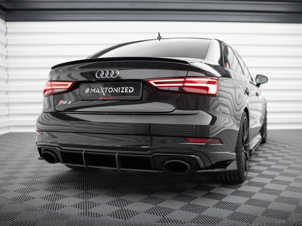 Maxton Design Street PRO Rear Diffuser Audi RS3 Sedan 8V Facelift - AURS38VFSCNC-RS1B - Image 2