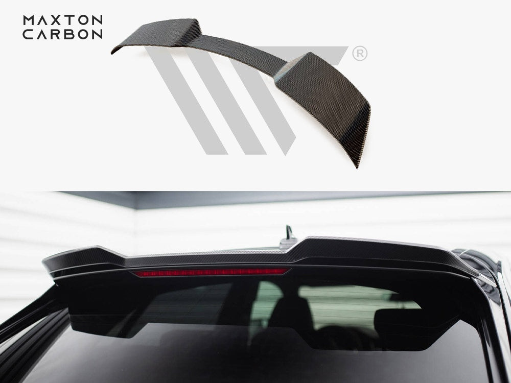 Maxton Design Carbon Fiber Tailgate Spoiler (Upper) Audi RSQ8 Mk1 - CF-AU-RSQ8-1-H2-245-P - Image 1