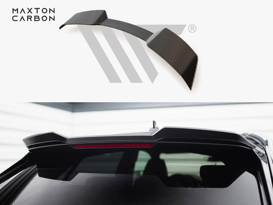MAXTON DESIGN Carbon Fiber Tailgate Spoiler (Upper) Audi RSQ8 Mk1