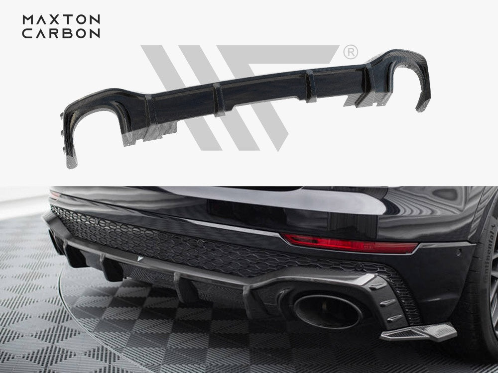 Maxton Design Carbon Fiber Rear Diffuser Audi RSQ8 Mk1 - CF-AU-RSQ8-1-RS1-245-P - Image 1