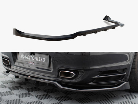 Maxton Design Rear Splitter (Vertical Bars) Porsche 911 Turbo 997 - PO-911-997-TURBO-RD1G+RD2G - Image 1