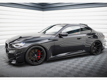 Maxton Design Side Skirts Diffusers V.1 BMW M2 G87 - BM-M2-G87-SD1G - Image 2