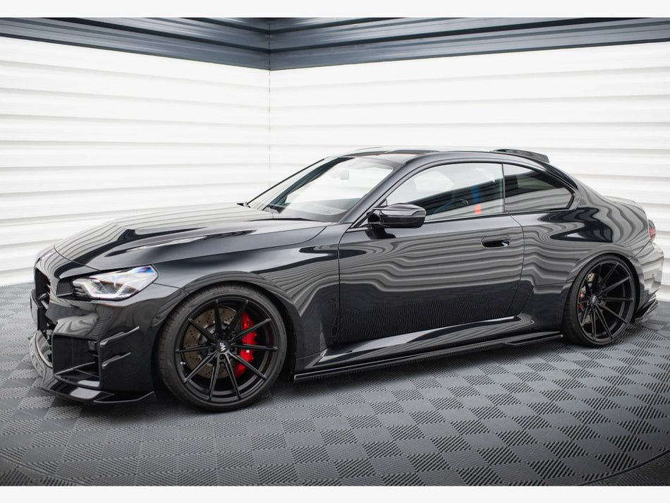 Maxton Design Side Skirts Diffusers V.1 BMW M2 G87 - BM-M2-G87-SD1G - Image 2