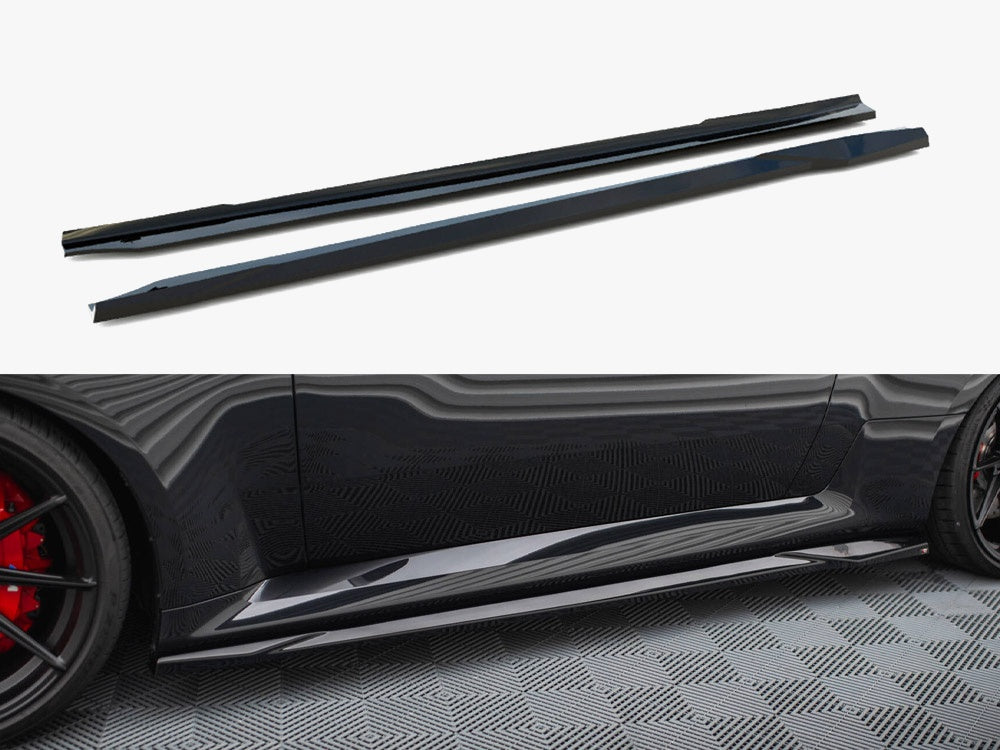 Maxton Design Side Skirts Diffusers V.2 BMW M2 G87 - BM-M2-G87-SD2G - Image 1