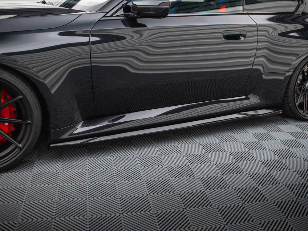 Maxton Design Side Skirts Diffusers V.2 BMW M2 G87 - BM-M2-G87-SD2G - Image 3