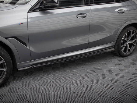 Side Skirts Diffusers V.1 BMW X6 M-Pack G06 Facelift
