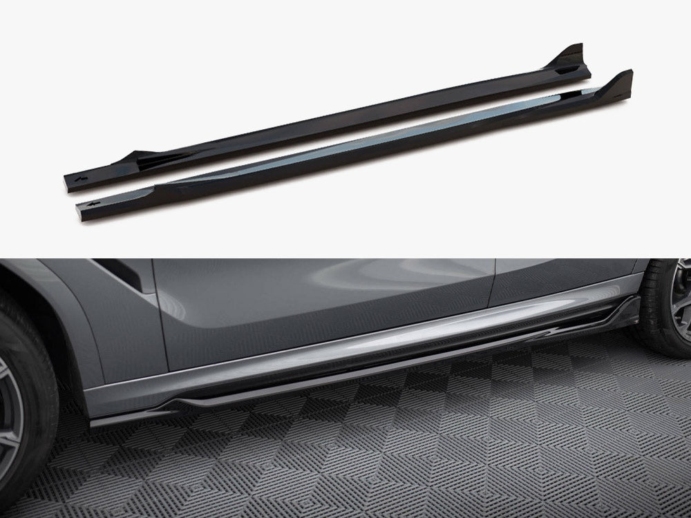 Maxton Design Side Skirts Diffusers V.2 BMW X6 M-Pack G06 Facelift - BM-X6-G06F-MPACK-SD2G - Image 1