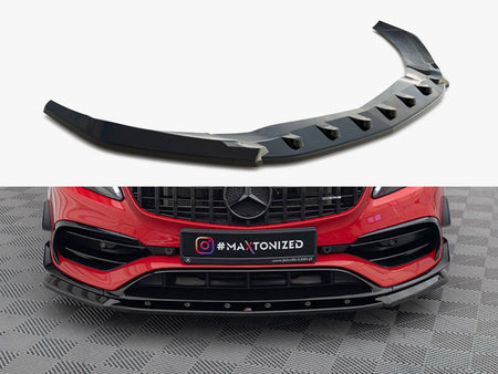 Maxton Design Front Splitter V.1 Mercedes-Benz A45 Aero W176 Facelift - ME-A-176F-AMG-AERO-FD1G - Image 1