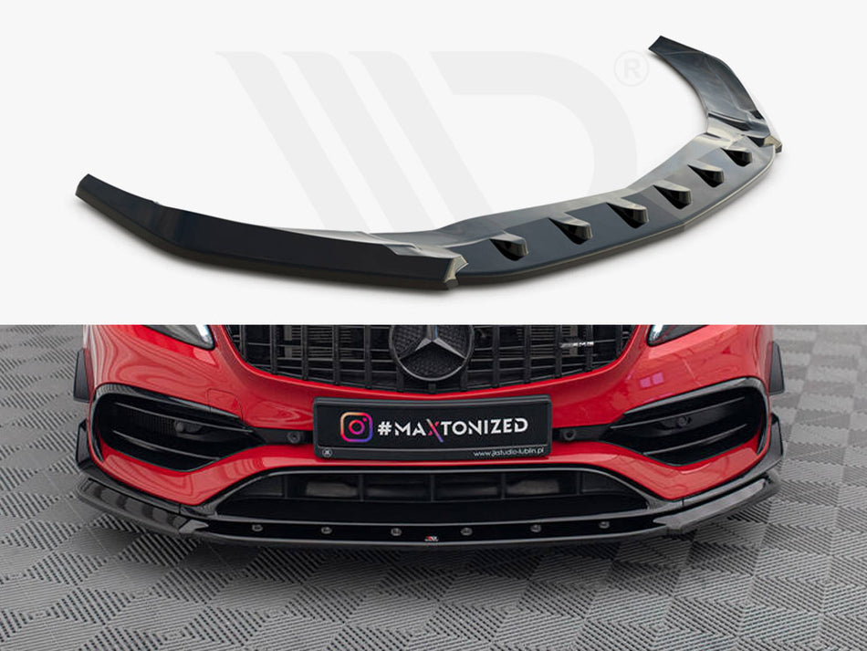 MAXTON DESIGN Front Splitter V.1 Mercedes-Benz A45 Aero W176 Facelift