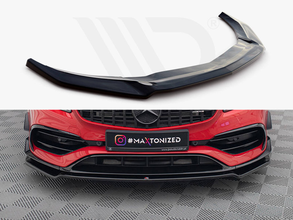 MAXTON DESIGN Front Splitter V.2 Mercedes-Benz A45 Aero W176 Facelift