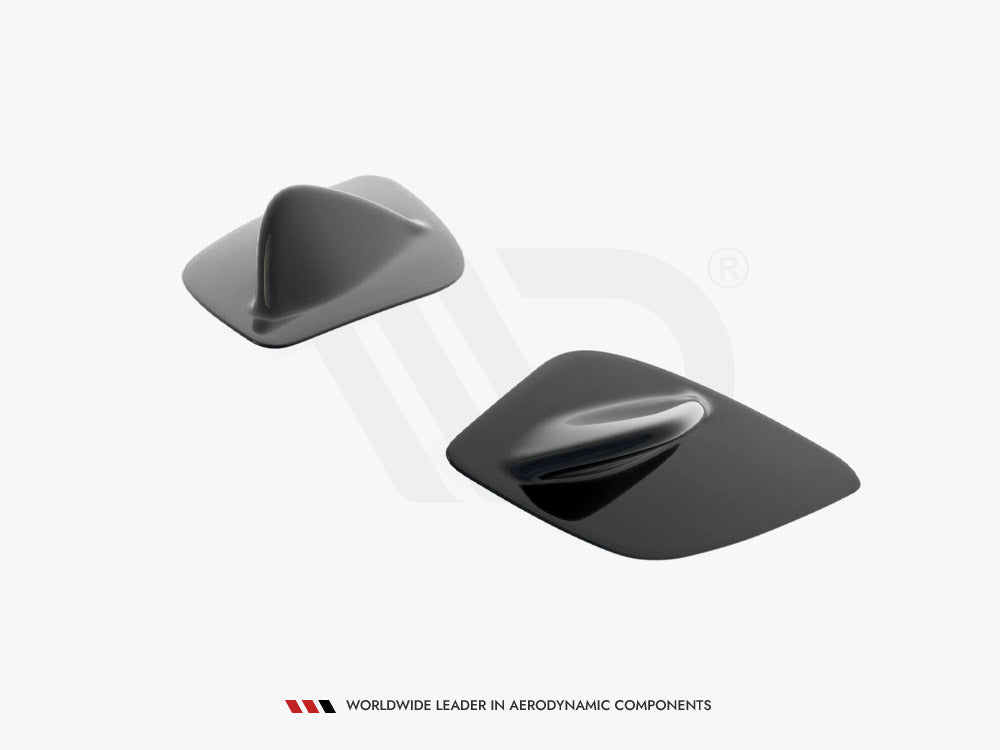 Maxton Design Spoiler Side Extensions Mercedes A W176 AMG Facelift - Carbon Look - ME-A-176F-AMG-HS1C - Image 8