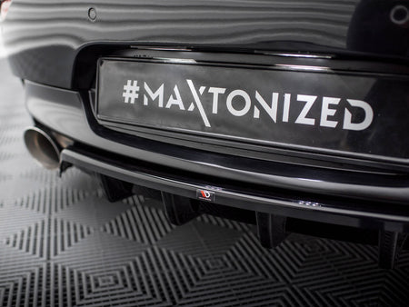 Maxton Design Central Rear Splitter (Vertical Bars) BMW Z4 M-Pack E89 Facelift - BM-Z4-89F-MPACK-RD1G+RD2G - Image 4