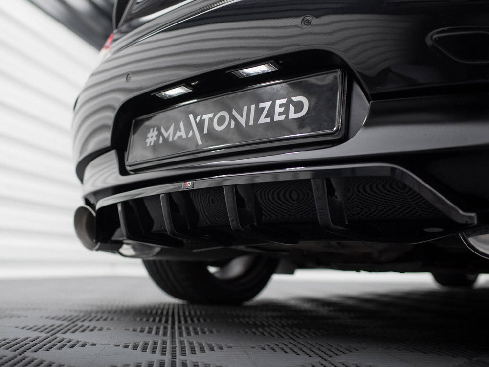 Maxton Design Central Rear Splitter (Vertical Bars) BMW Z4 M-Pack E89 Facelift - BM-Z4-89F-MPACK-RD1G+RD2G - Image 5