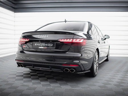Maxton Design Central Rear Splitter (Vertical Bars) Audi S4 B9 Facelift - AU-S4-B9F-RD1G+RD2G - Image 2