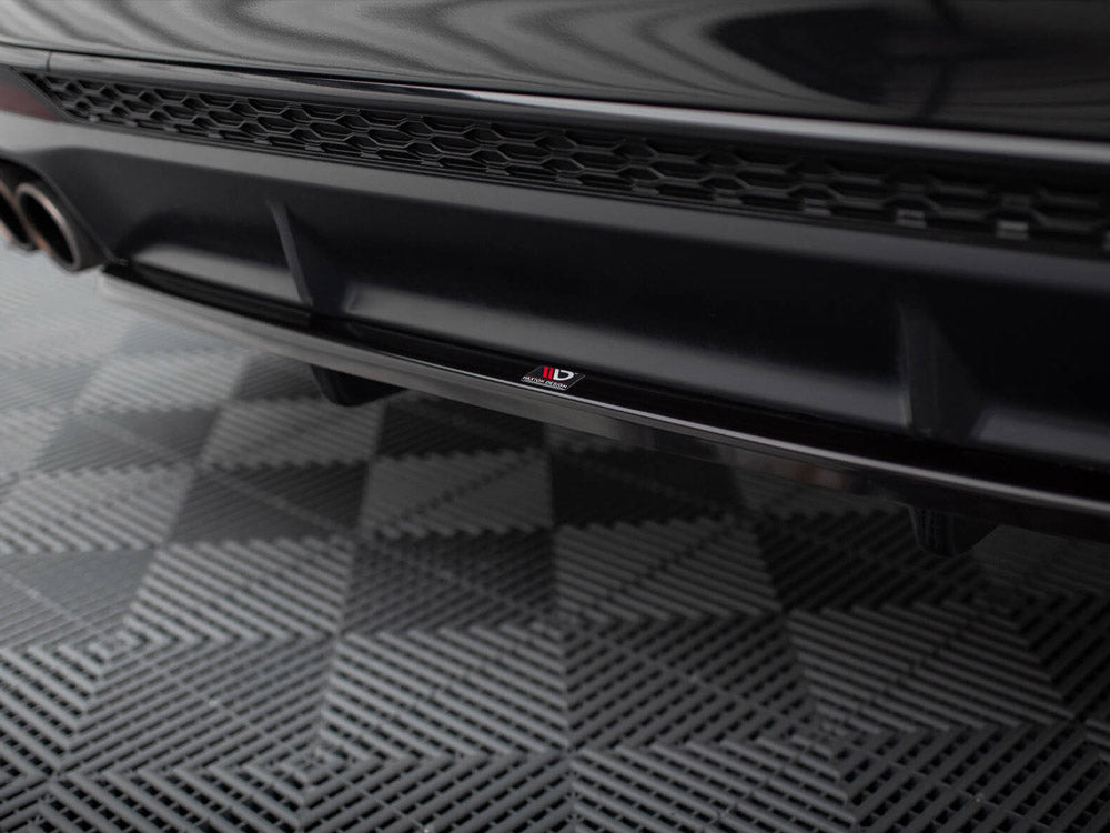 Maxton Design Central Rear Splitter (Vertical Bars) Audi S4 B9 Facelift - AU-S4-B9F-RD1G+RD2G - Image 4