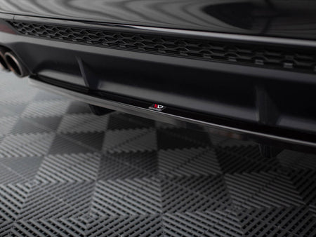 Maxton Design Central Rear Splitter (Vertical Bars) Audi S4 B9 Facelift - AU-S4-B9F-RD1G+RD2G - Image 4