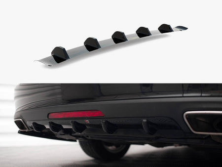 Maxton Design Rear Valance Mercedes-Benz CLS C218 - Carbon Look - ME-CLS-218F-RS1C - Image 1