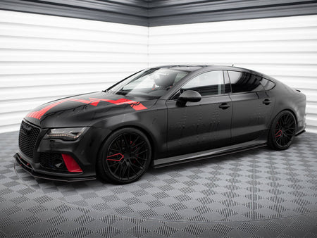 Maxton Design Street PRO Front Splitter Audi A7 RS7 Look C7 - AUA7C7RS7LOOKCNC-FD1B - Image 4