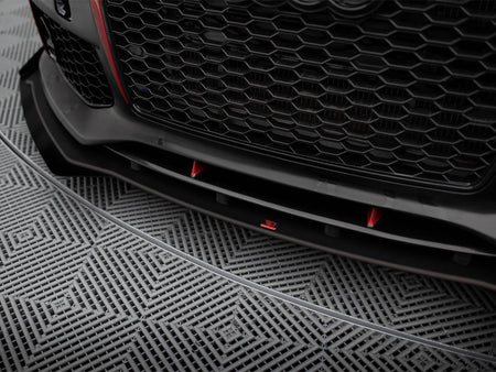 Maxton Design Street PRO Front Splitter + Flaps Audi A7 RS7 Look C7 - AUA7C7RS7LOOKCNC-FD1B+FSF1G - Image 6