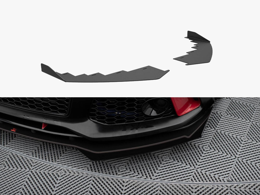 Maxton Design Front Flaps Audi A7 RS7 Look C7 - AUA7C7RS7LOOKCNC-FSF1G - Image 1