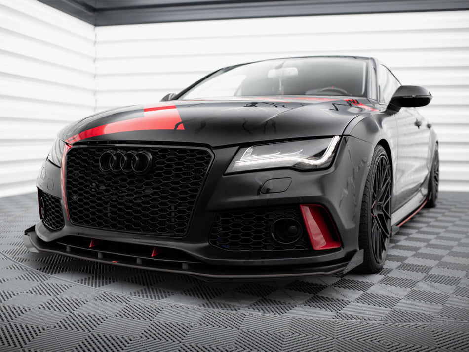 Maxton Design Front Flaps Audi A7 RS7 Look C7 - AUA7C7RS7LOOKCNC-FSF1G - Image 2