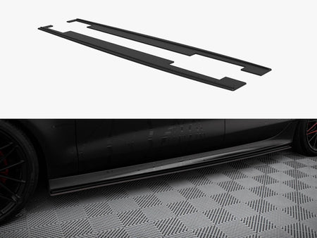 Maxton Design Street PRO Side Skirts Diffusers Audi A7 RS7 Look C7 - AUA7C7RS7LOOKCNC-SD1B - Image 1