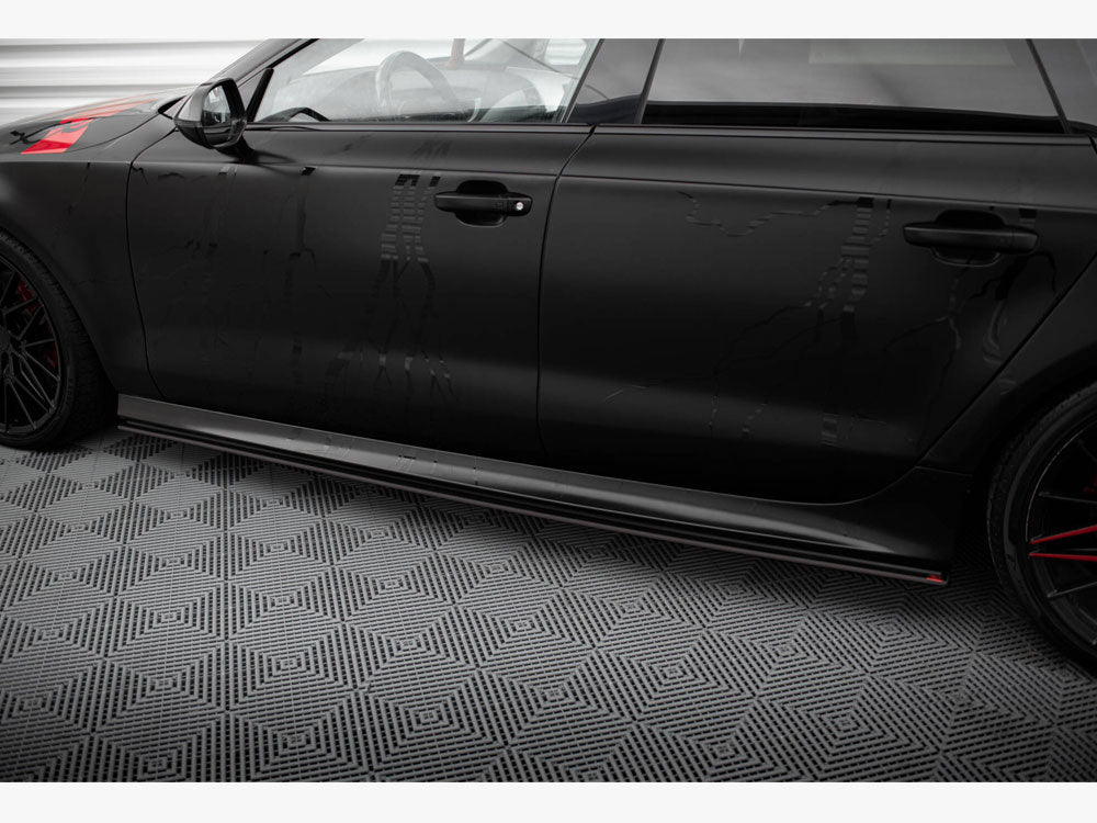 Maxton Design Street PRO Side Skirts Diffusers Audi A7 RS7 Look C7 - AUA7C7RS7LOOKCNC-SD1B - Image 4
