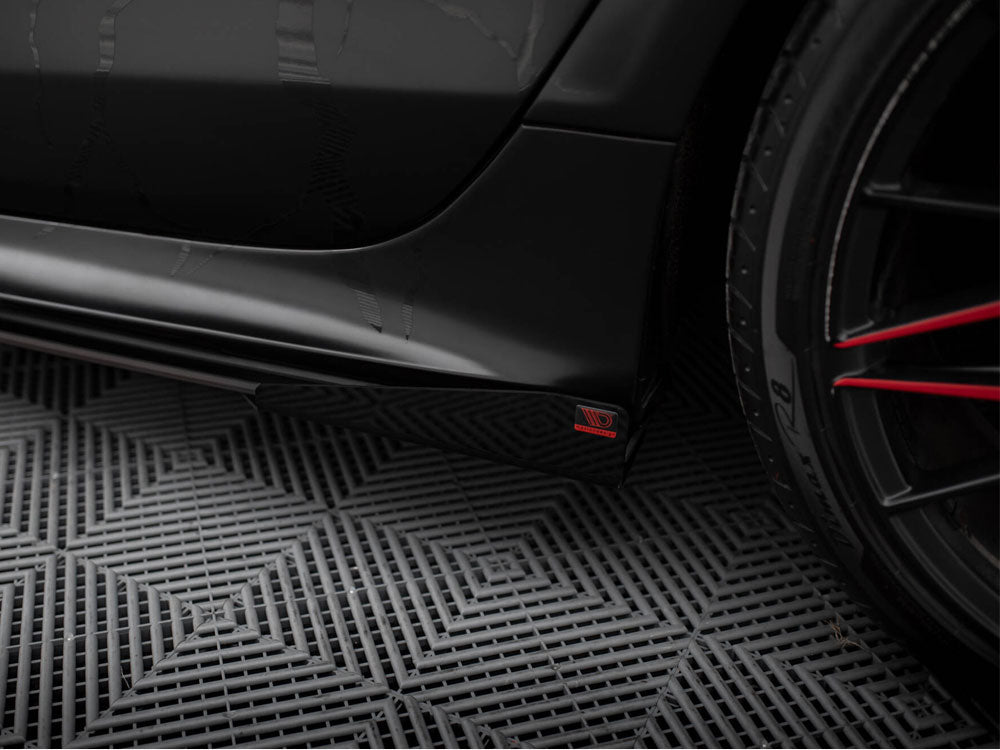 Maxton Design Street PRO Side Skirts Diffusers + Flaps Audi A7 RS7 Look C7 - AUA7C7RS7LOOKCNC-SD1B+SF1G - Image 5