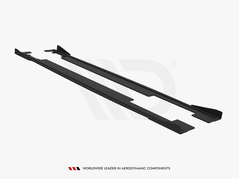 Street PRO Side Skirts Diffusers + Flaps Audi A7 RS7 Look C7