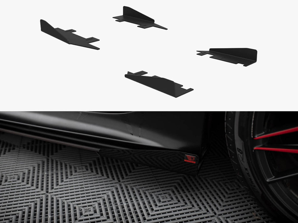 Maxton Design Side Flaps Audi A7 RS7 Look C7 - AUA7C7RS7LOOKCNC-SF1G - Image 1