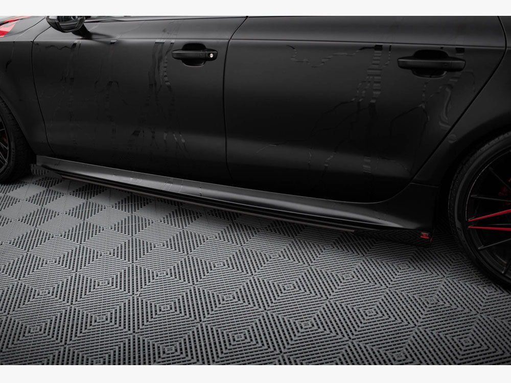 Maxton Design Side Flaps Audi A7 RS7 Look C7 - AUA7C7RS7LOOKCNC-SF1G - Image 4