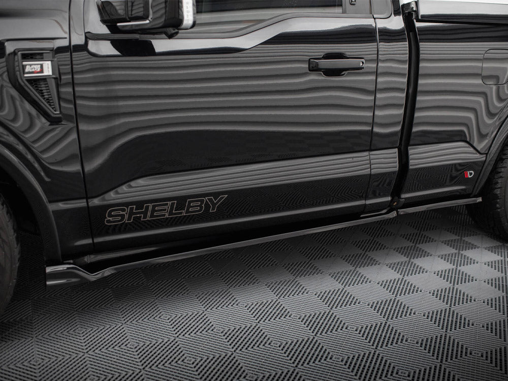 Maxton Design Side Skirts Diffusers Shelby F150 Super Snake - SH-F150-SS-SD1A+BG - Image 3