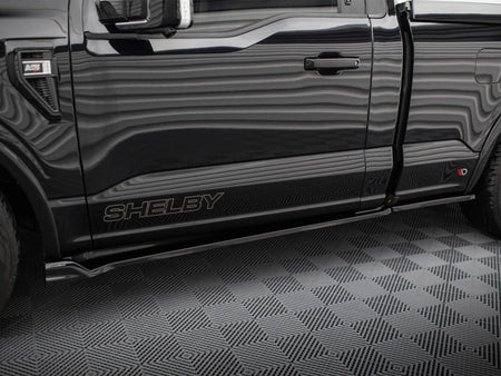Maxton Design Side Skirts Diffusers Shelby F150 Super Snake - SH-F150-SS-SD1A+BG - Image 3
