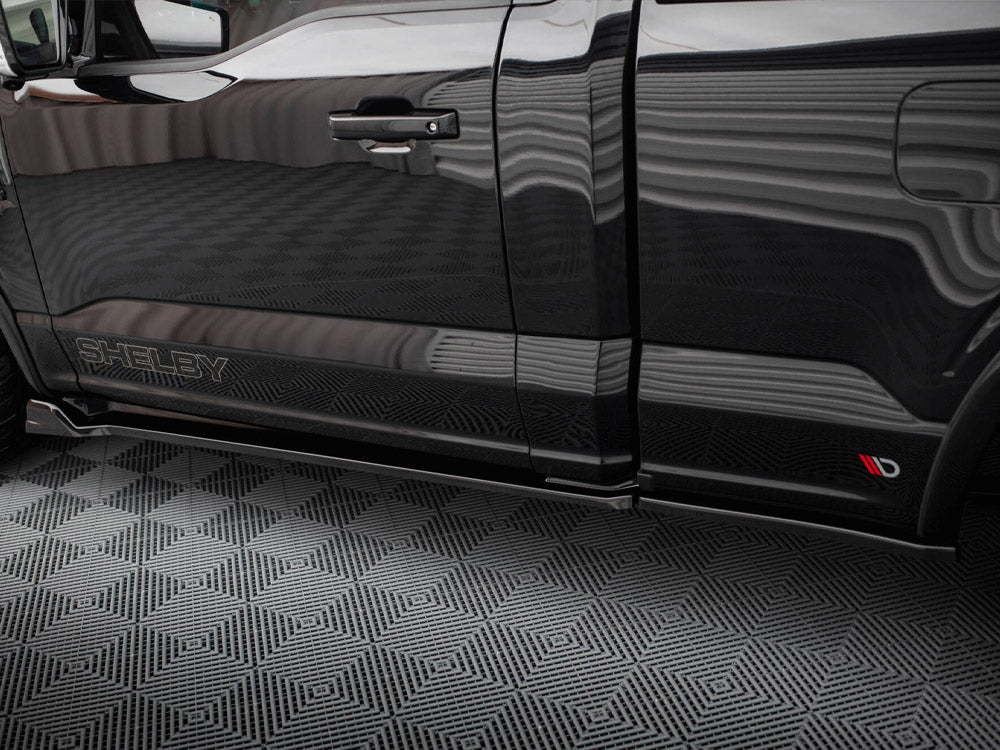 Maxton Design Side Skirts Diffusers Shelby F150 Super Snake - SH-F150-SS-SD1A+BG - Image 4
