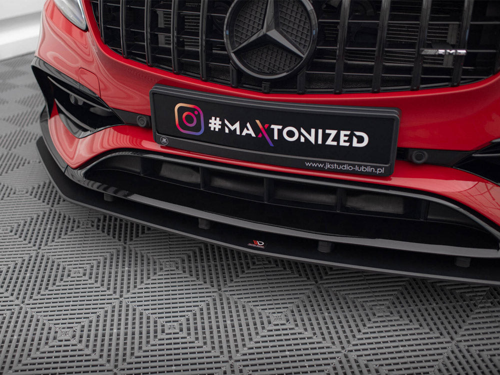 Maxton Design Street PRO Front Splitter Mercedes-Benz A 45 AMG Aero W176 Facelift - MEA176FAEROCNC-FD1B - Image 4