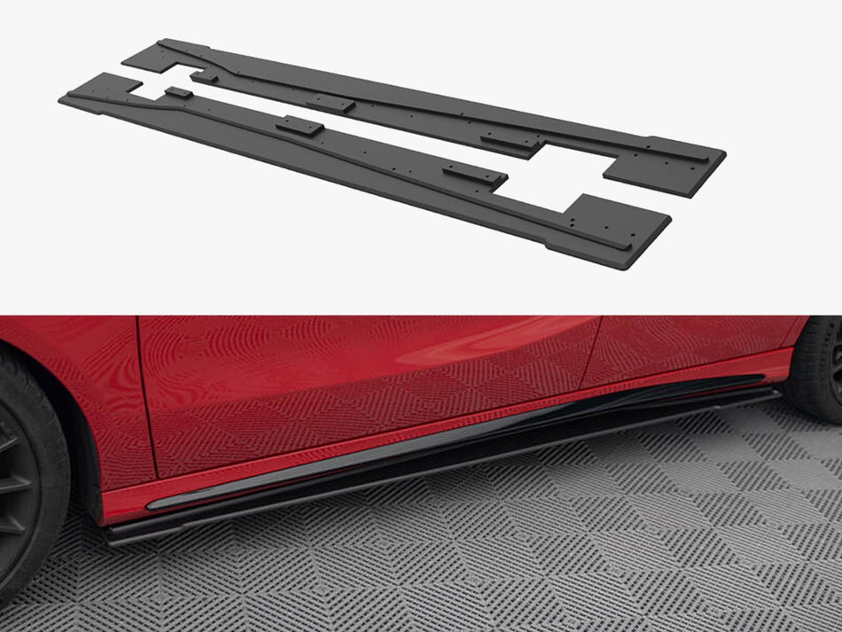 Maxton Design Street PRO Side Skirts Diffusers Mercedes-Benz A 45 AMG W176 Facelift - MEA176FAEROCNC-SD1B - Image 1