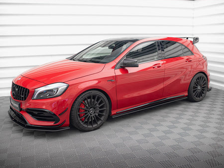 Maxton Design Street PRO Side Skirts Diffusers Mercedes-Benz A 45 AMG W176 Facelift - MEA176FAEROCNC-SD1B - Image 2