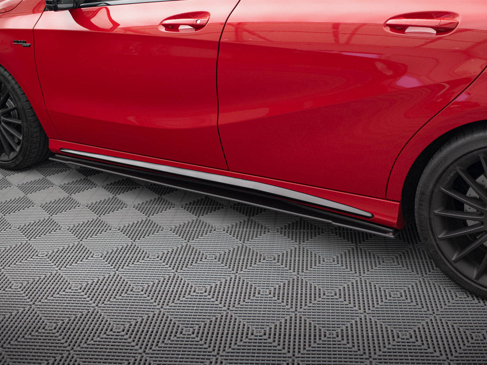 Maxton Design Street PRO Side Skirts Diffusers Mercedes-Benz A 45 AMG W176 Facelift - MEA176FAEROCNC-SD1B - Image 4