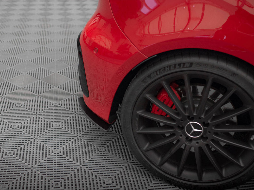 Maxton Design Street Pro Rear Side Splitters Mercedes-Benz A 45 AMG W176 Facelift - MEA176FAEROCNC-RSD1B - Image 3