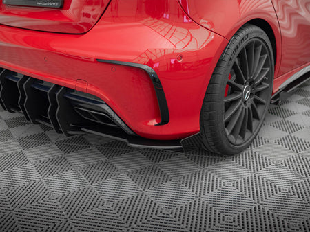 Street Pro Rear Side Splitters + Flaps Mercedes-Benz A 45 AMG W176 Facelift